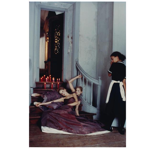 Deborah Turbeville(1932-2013)'Lisbon, Portugal' (Models on Stairs) (for 'W' Magazine)