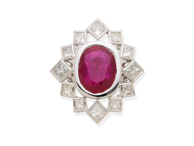 RUBY AND DIAMOND RING
