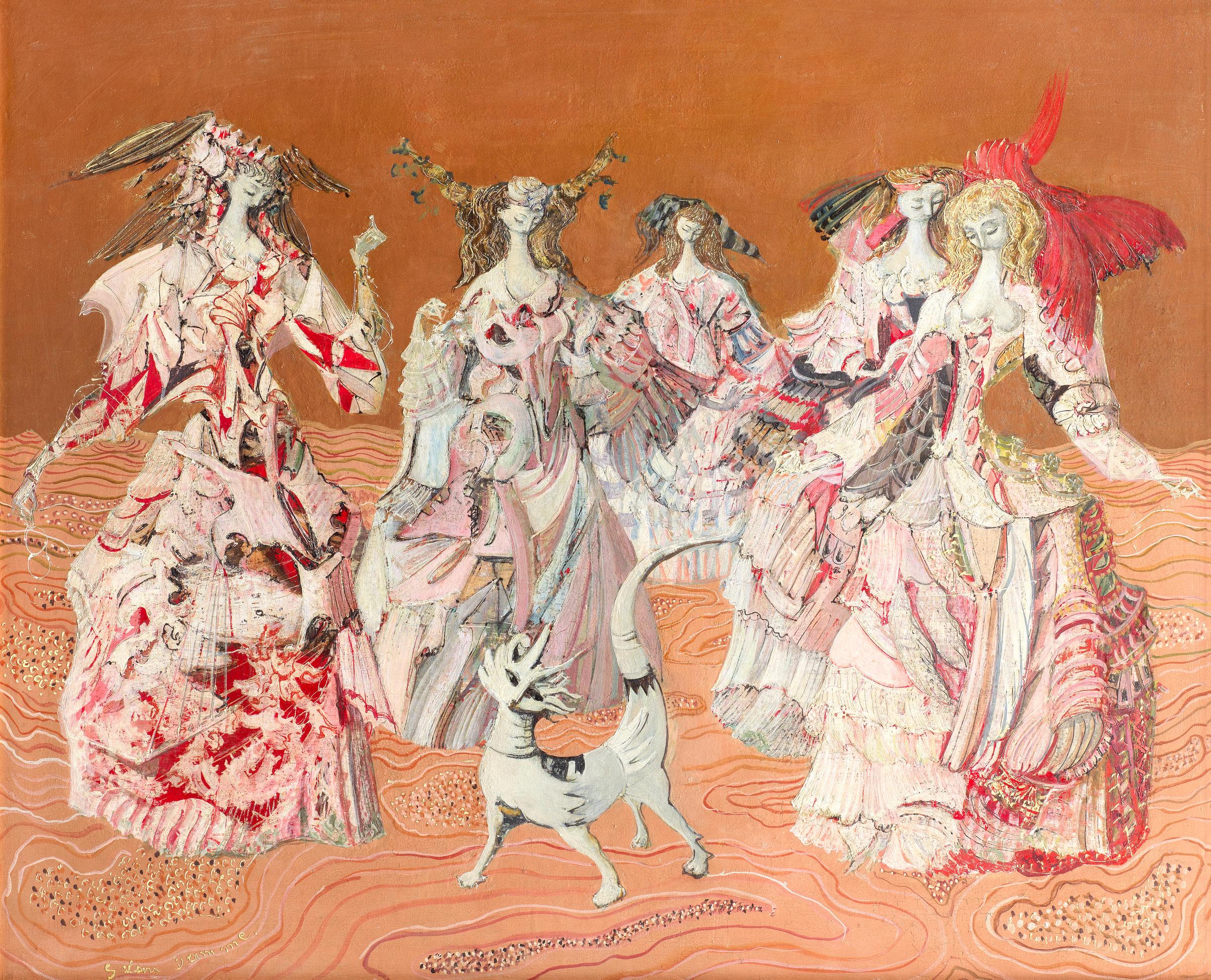 SUZANNE VAN DAMME(1901-1986)The Heiresses of Rose [Les Héritières du Rose]