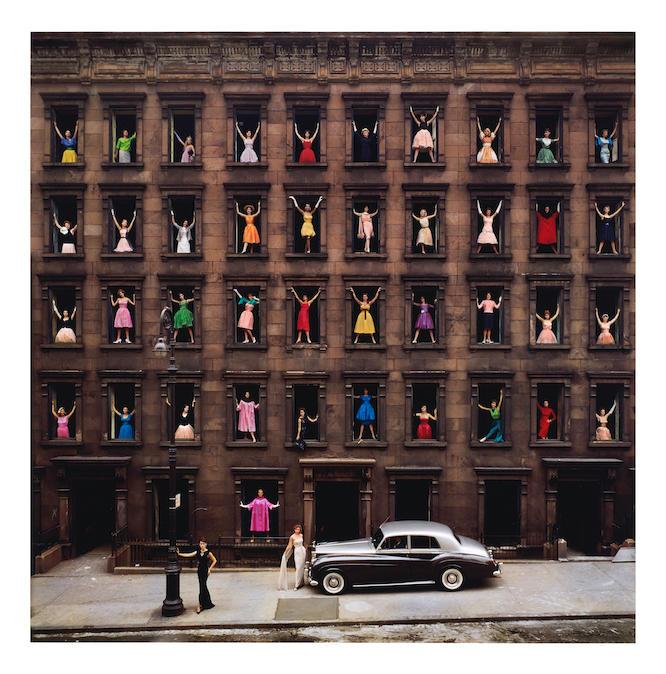 Ormond Gigli (1925-2019); 'New York City' (Girls in the Windows);
