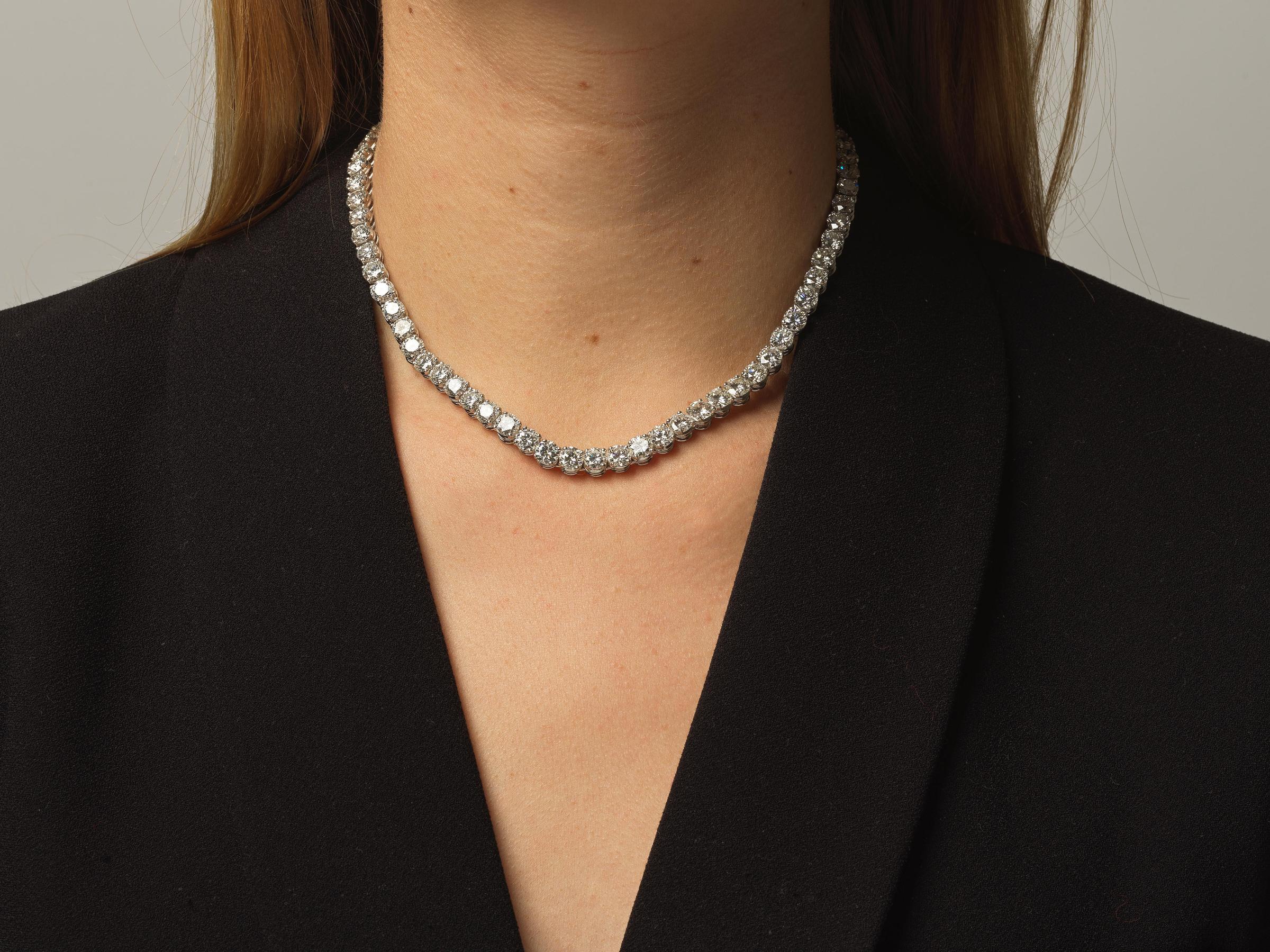 COLLIER RIVIÈRE DIAMANTS image 3