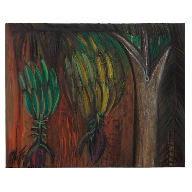 FLORA FONG(B. 1949)Al fondo del patio (Series platanales)