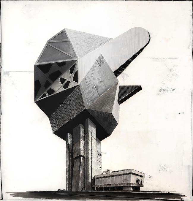 NESTOR ARENAS(B. 1964)Spomenik-Pok no. 33 37 x 34 3/4 in (94 x 88.2 cm)