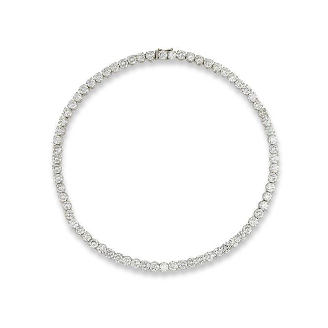 COLLIER RIVIÈRE DIAMANTS
