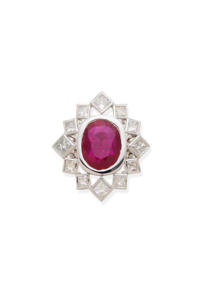 RUBY AND DIAMOND RING