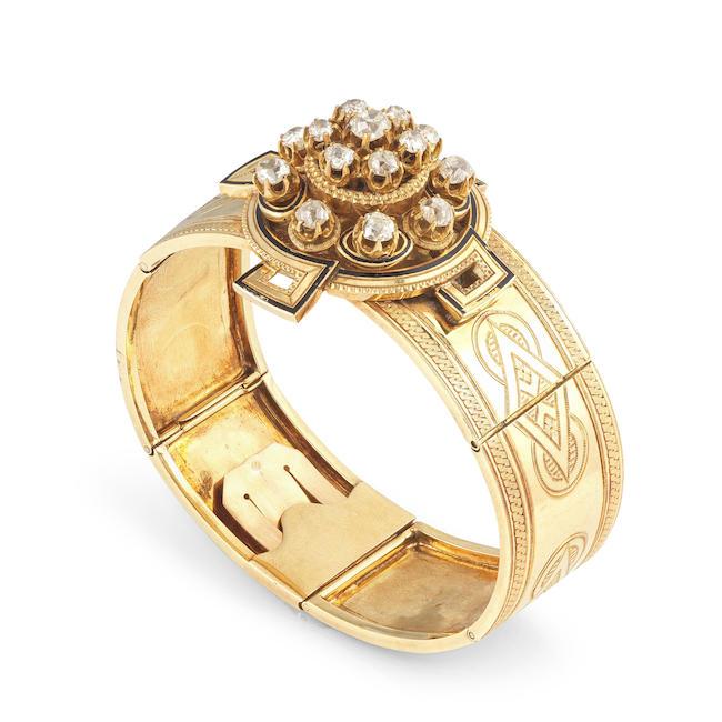 BRACELET EMAIL ET DIAMANTS